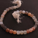 1 Strand Multi Moonstone Faceted Cubes Briolettes - Multi Moonstone Box Shape Beads 6mm-7mm  9.5 Inches BR193 - Tucson Beads