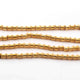 5 Strands 24k Gold Plated Copper Tube Beads, Roll Beads,  Jewelry Making Tools, 5mmx3mm, 8 Inches, gpc959 - Tucson Beads