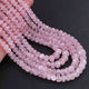 515.Ct 4 Strands Of Morganite Necklace - Faceted Rondelle Beads - Stunning Elegant Necklace -3mm-7mm-20 inch SPB0143 - Tucson Beads