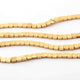 1 Strands Gold Plated Designer Copper Square Shape Beads,diamond cut Copper Beads,Jewelry Making Supplies 5mm 8 inches BulkLot GPC577 - Tucson Beads