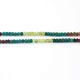 5 Strands Excellent Quality Multi Stone Faceted Rondelles - Mix Stone Roundles Beads 5mm 13 Inches RB328 - Tucson Beads