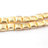 1 Strands Gold Plated Designer Copper Rectangle Scratch Bar Shape Beads,Jewelry Making 12mm 8.5 inches BulkLot GPC259