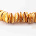 10 PCS 24k Gold Plated Copper Wave Disc Beads, Chips Beads, Copper Potato Chips, Jewelry Making Tools, 24mm-, GPC161