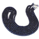 520. Ct 4 Strands Of Genuine Blue Sapphire Necklace - Smooth Rondelle Beads - Rare & Natural Sapphire Necklace - Stunning Elegant Necklace - SPB0161 - Tucson Beads
