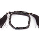 2 Strands Black Onyx Smooth Cube Briolettes - Box Shape  4mmx3mm- 8 Inch BR2035 - Tucson Beads