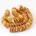 1 Strand 24k Gold Plated Copper Wave Disc Beads, Chips Beads, Copper Potato Chips, Jewelry Making Tools, 8mm, GPC021