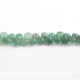 1  Strand Green  Strawberry Faceted Briolettes - Heart Shape Briolettes -9mm x 8mm - 8-Inches br02920 - Tucson Beads