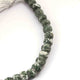 1 Strand Shaded green jasper Faceted Rondelles - Roundel Beads 8mm 8 Inches BR2046 - Tucson Beads