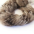 AAA Shaded Smoky Quartz Micro Faceted  4mm Beads  rb371