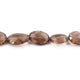 1 Strand Smoky Quartz Faceted Briolettes -Oval Shape Briolettes  16mmx12mm-17mmx12mm-8 Inches BR1242 - Tucson Beads