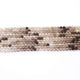 5 Long Strands Shaded Smoky Quartz Faceted Rondelles - Shaded Smoky Roundelle Beads 4mm 13 Inch rb371 - Tucson Beads