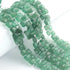1  Strand Green  Strawberry Faceted Briolettes -Trillion Shape Briolettes - 6mmx9mm - 8-Inches br02921