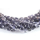 1  Long Strand Iolite Faceted Briolettes - Cushion Shape Briolettes  6mm-7mm -14 Inches BR02665 - Tucson Beads