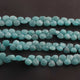 1  Strand Amazonite Faceted Briolettes  - Heart  Shape Briolettes -10mmx9mm, 8mmx7mm , 8 Inches, BR02923 - Tucson Beads