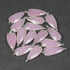 5 Pcs Rose Quartz Faceted 925 Sterling Silver Dagger Shape Double Bail Connector  39mmx13mm-SS721