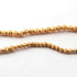 1 Strand 24k Gold Plated Copper Rondelles, Designer Beads, Beautiful Balls Beads, Casting Balls Jewelry Making Tools, 6mm, 8 Inches, GPC273
