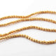 5 Strand Gold Plated Designer Copper Balls,Casting Copper Balls,Jewelry Making Supplies- 4 mm-8 inches Bulk Lot GPC635 - Tucson Beads
