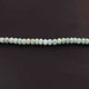 1 Long Strand Green Amazonite Faceted Rondelles  -Round Shape  Rondelles - 9mm - 13 Inches BR4354 - Tucson Beads