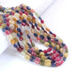 665ct. 5 Strands Of Genuine Multi Sapphire Necklace - Smooth Oval Beads - Rare & Natural Necklace - Stunning Elegant Necklace SPB0188 - Tucson Beads