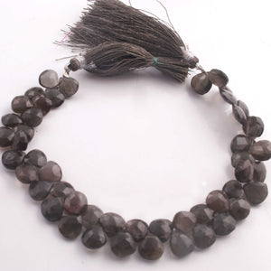 1 Strand Cat Eye Faceted Briolettes  - Heart Shape Briolettes -11mmx 9mm-8mmx7mm - 8 Inches - BR02933 - Tucson Beads