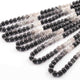 1 Strand Black Rutile Balls Faceted  Rondelles-  Balls Rutile Rondelles Beads - 7mm - 16 Inches BR933 - Tucson Beads