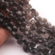 1 Strand Cat Eye Faceted Briolettes  - Heart Shape Briolettes -11mmx 9mm-8mmx7mm - 8 Inches - BR02933 - Tucson Beads