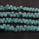 1  Strand Amazonite Faceted Briolettes  - Pear Shape Briolettes - 8mmx6mm - 8 Inches - BR02918 - Tucson Beads