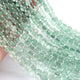 1  Long Strand Green Strawberry  Faceted Briolettes - Cushion Shape Briolettes  7mm -14 Inches BR02657 - Tucson Beads