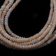1 Strand Long 100% Natural And Genuine Rare Ethiopian Welo Opal  Faceted Rondelles - 3.5mm 17 Inch BRU026 - Tucson Beads