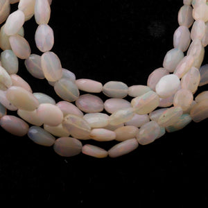 1 Strand Natural Ethiopian Welo Opal Faceted Briolettes,Opal Oval Beads, Fire Opal Briolettes  6mmx4mm-12mmx8mm 16 Inches BRU036 - Tucson Beads