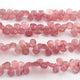 1  Strand  Strawberry Quartz Faceted Briolettes - Pear Shape Briolettes -11mmx8mm-8mmx7mm- 8 Inches BR02929 - Tucson Beads