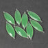 6 Pcs Green Chalcedony Faceted 925 Sterling Silver Marquise  Shape Double & Single  Bail Connector & Pendant 41mmx13mm- SS501