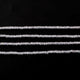 5 Strands White Rainbow Moonstone Faceted Rondelles- Moonstone Rondelles 3mm 13 inch strand RB433 - Tucson Beads