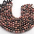 1 Strand Rhodonite Faceted Round Ball Beads - Rhodonite Faceted Round Beads 8mm 9 Inches BR03249