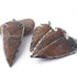 4 Pcs Jasper Arrowhead Oxidized Silver Plated Single Bail Pendant - Electroplated With Silver Edge - 94mmx39mm AR118