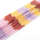 5 Strands Multi Zircon Faceted Rondelles- Finest Quality Zircon Rondelles Beads 3mm - 13 inch strand RB0166 - Tucson Beads