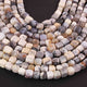 1 Strand Dendrite Opal Faceted Briolettes -Cube Shape Briolettes - 6mmx7mm-8mmx8mm-9 inch BR1976 - Tucson Beads