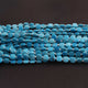 1  Long Strand Turquoise  Faceted Briolettes - Cushion Shape Briolettes  6mm-7mm -14 Inches BR02663 - Tucson Beads