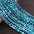 1  Long Strand Turquoise  Faceted Briolettes - Cushion Shape Briolettes  6mm-7mm -14 Inches BR02663
