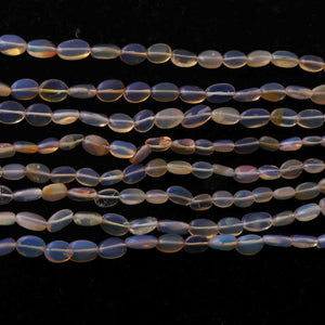 1 Strand Natural Ethiopian Welo Opal smooth   Briolettes,Opal Oval Beads, Fire Opal Briolettes  5mmx3mm-9mmx7mm 16 Inches BRU041 - Tucson Beads