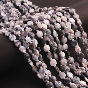 1  Long Strand Dendrite Opal   Faceted Briolettes - Cushion Shape Briolettes  6mm-7mm -14 Inches BR02659 - Tucson Beads