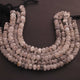 1 Long Strand Black Rutile Faceted Rondelles - Gemstone Rondelles 6mm-9mm 9 Inches BR773 - Tucson Beads