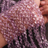 1  Long Strand Pink Amethyst   Faceted Briolettes - Cushion Shape Briolettes  6mm-7mm -14 Inches BR02661