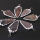 7 Pcs Jasper Arrowhead 925 Silver Plated Single Bail Pendant -  Electroplated With Silver Edge - 60mmx30mm AR111 - Tucson Beads