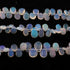2 Strands Natural Ethiopian Opal Smooth Pear Briolettes - Welo Opal Pear Shape Beads 5mmx4mm-10mmx7mm 8 Inch BRU055