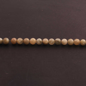 1 Long Strand Excellent Quality Cat's Eye Faceted Round ball beads - Cat's Eye Roundles Beads 7mm 15 Inch BR2259 - Tucson Beads