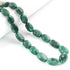 235 Carats 1 Strands Of Precious Genuine Natural  Emerald Necklace - Smooth oval  Beads - Rare & Natural Emerald Necklace - Stunning Elegant Necklace SPB0167