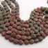 1 Strand Unakite Faceted Coin Briolettes - Unakite Coin Briolettes - 9mmx9m-11mmx11mm 8.5 Inches BR663