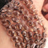 1  Strand Smoky Quartz Faceted Briolettes -Heart Shape  Briolettes - 6mm-8mm - 8 Inches BR02627