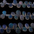3 Strands Natural Ethiopian Opal Smooth Pear Briolettes - Welo Opal Pear Shape Beads 4mmx3mm-10mmx7mm 8 Inch BRU063